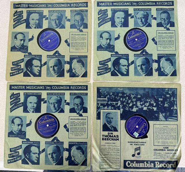 1930s Columbia Records, Blue Label  Master Musicians Set