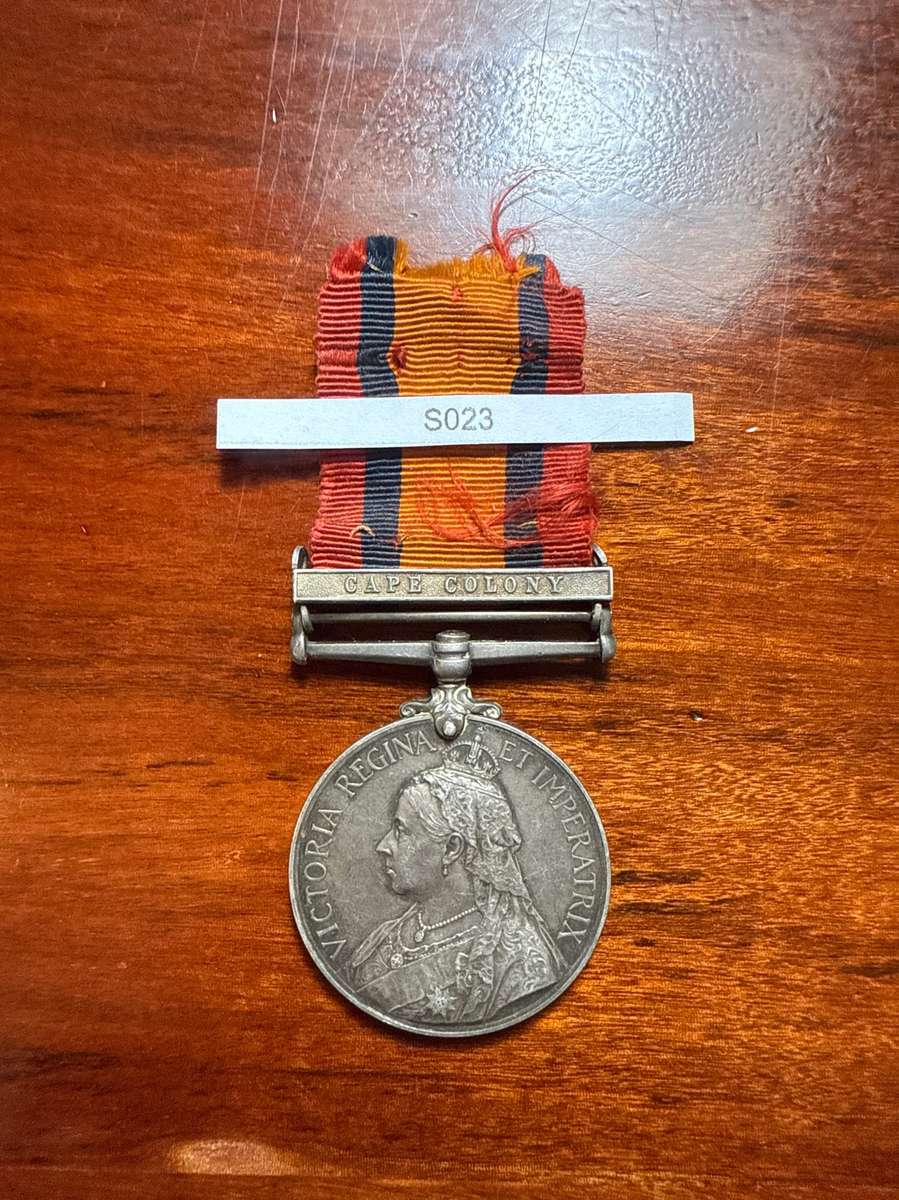 QSA - Queen South Africa Medal - Trooper HCB Miller - Warren's Scouts (LOW NUMBER)
