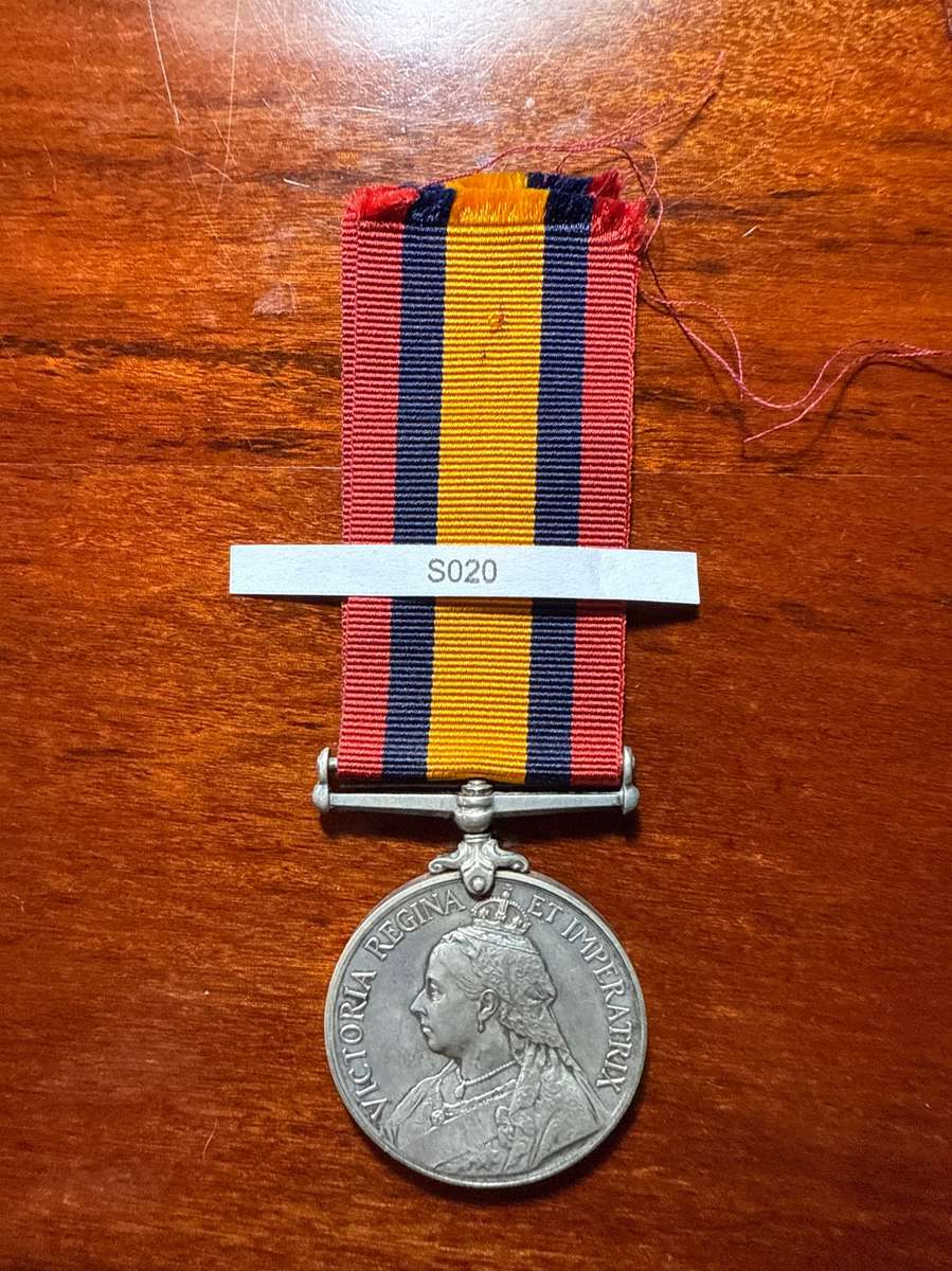 QSA - Queen South Africa Medal - Fireman F Bohling - Cape Government Railways