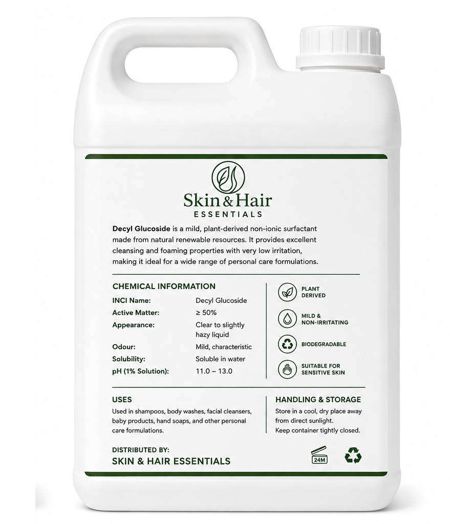 Decyl Glucoside  Non-Ionic Surfactant  5kg