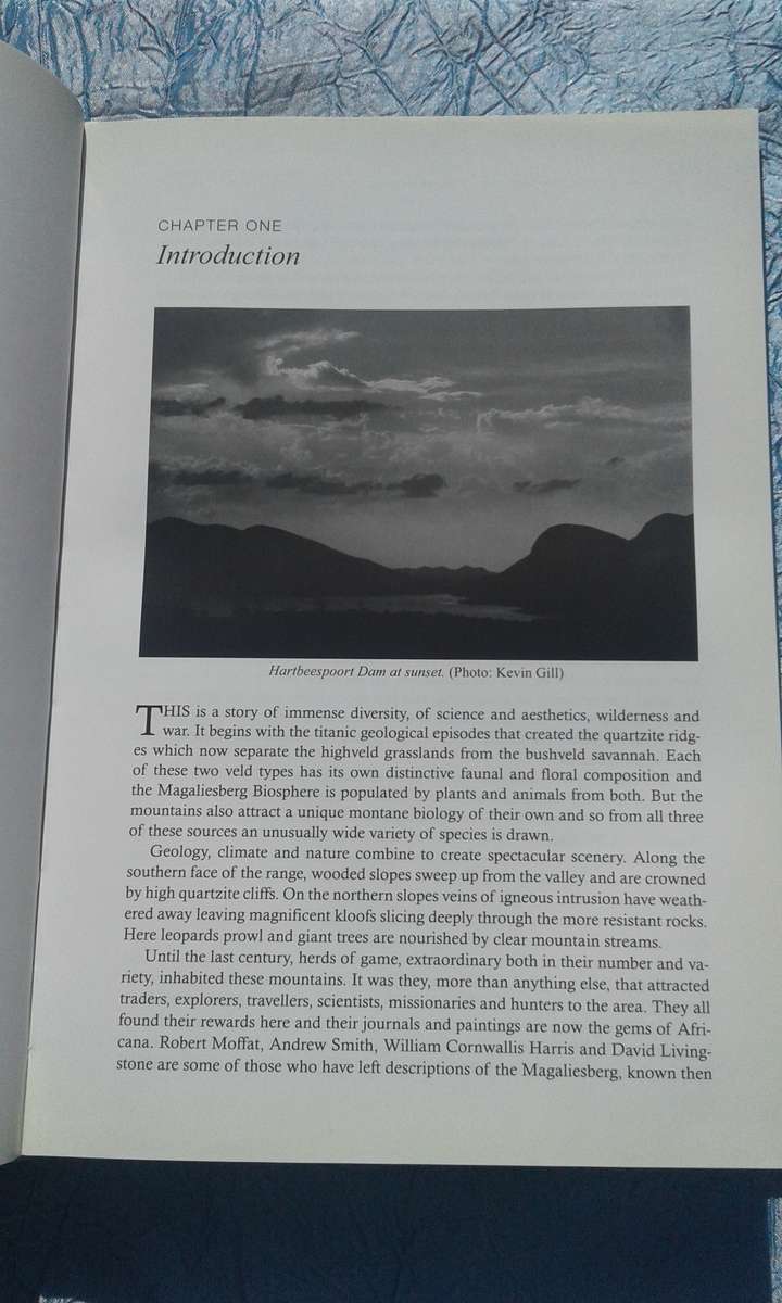 `The Magaliesberg`  Vincent Carruthers.  Hard cover.