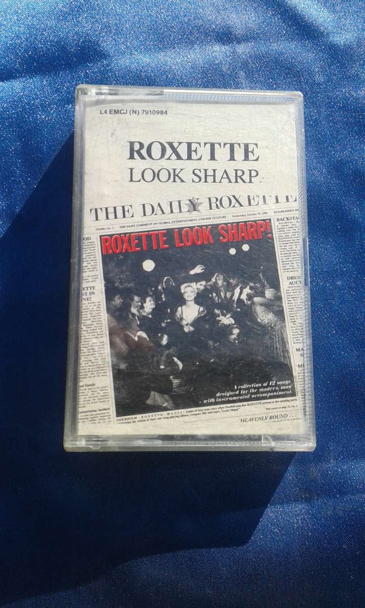 Tape Cassette  Roxette.  Look Sharp.