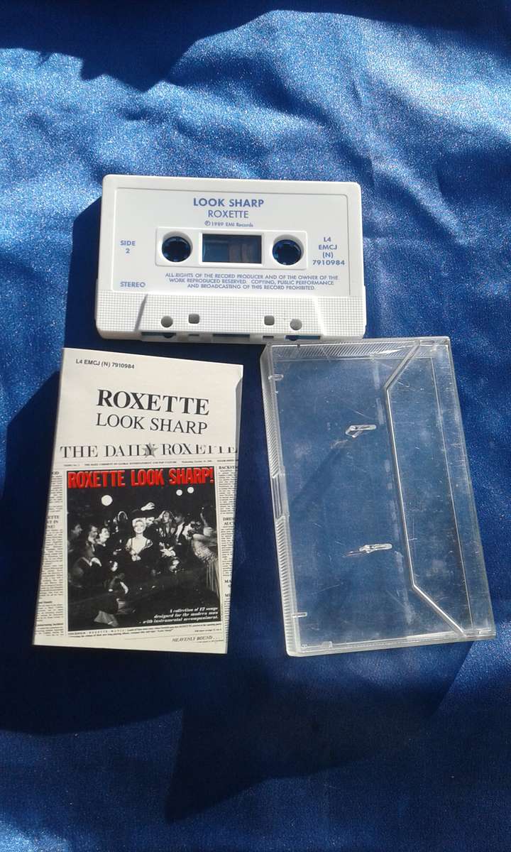Tape Cassette  Roxette.  Look Sharp.