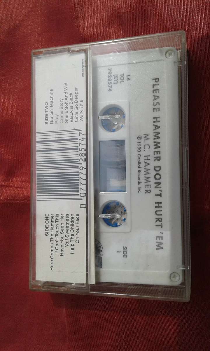 1990. Tape Cassette  M.C. Hammer.  Please Hammer Don't Hurt 'Em.