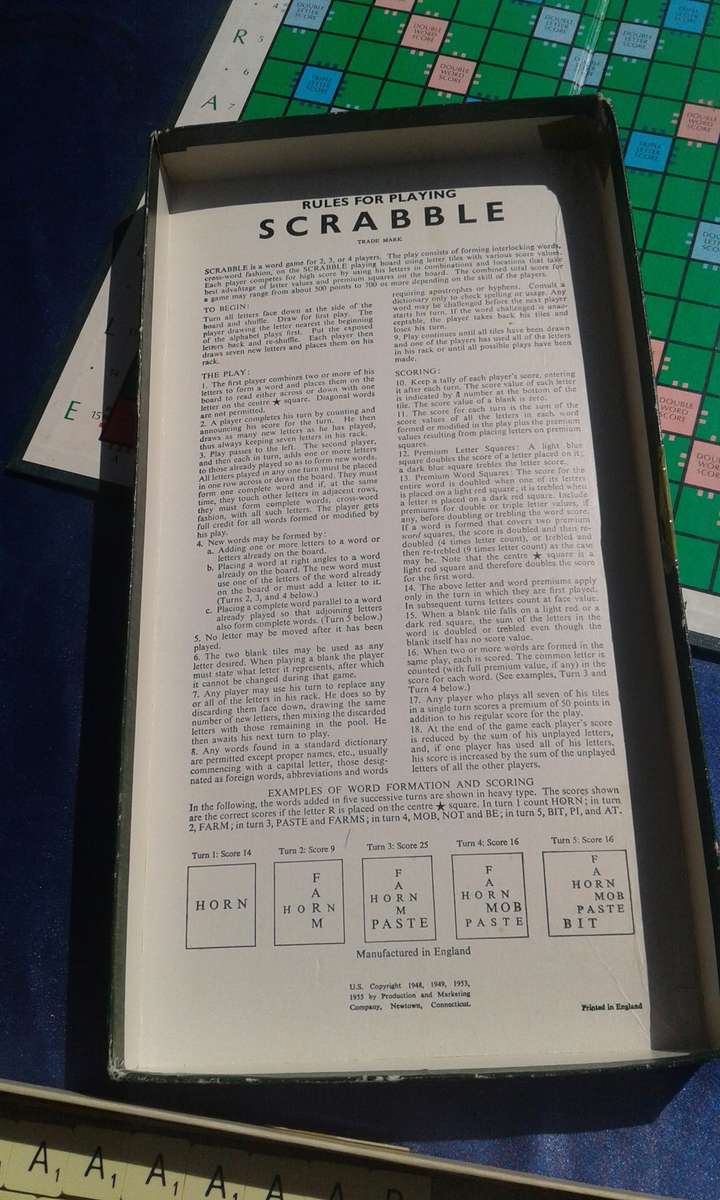 Scrabble.  Complete.