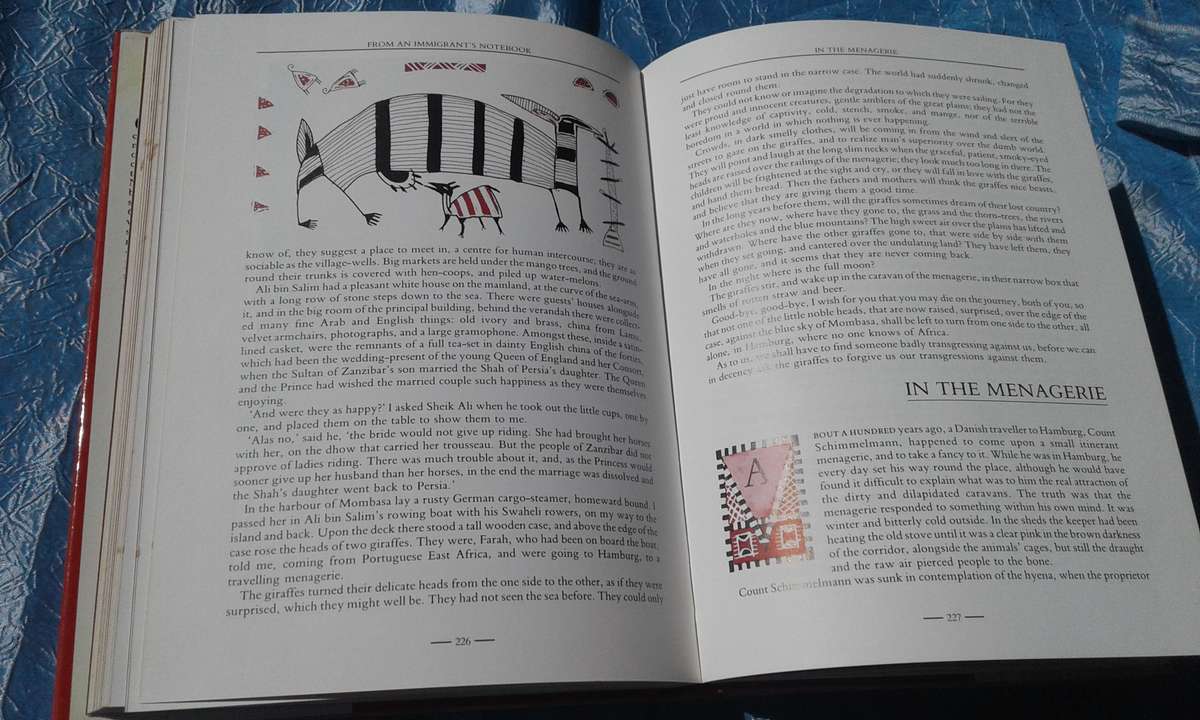 "Out of Africa"  Karen Blixen.  Hard cover.