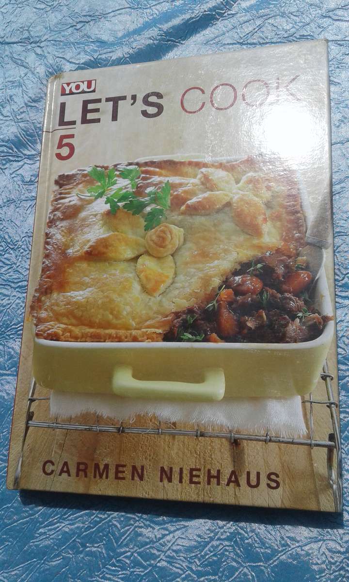 `Let's Cook 5"  Carmen Niehaus.  Hard cover.