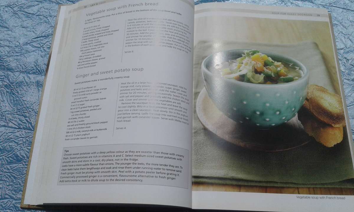 `Let's Cook 5"  Carmen Niehaus.  Hard cover.