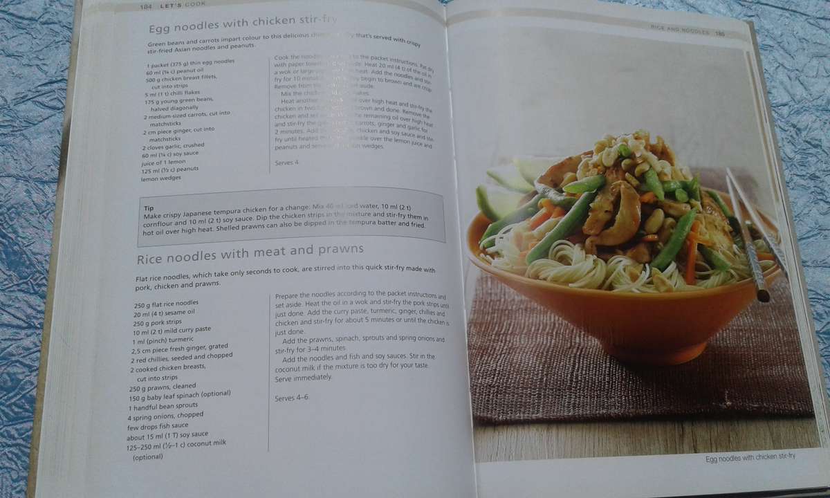 `Let's Cook 5"  Carmen Niehaus.  Hard cover.