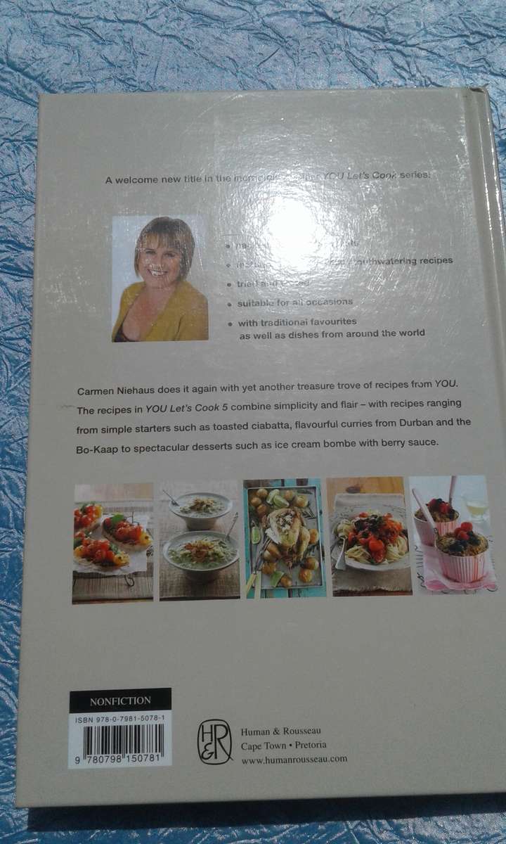 `Let's Cook 5"  Carmen Niehaus.  Hard cover.