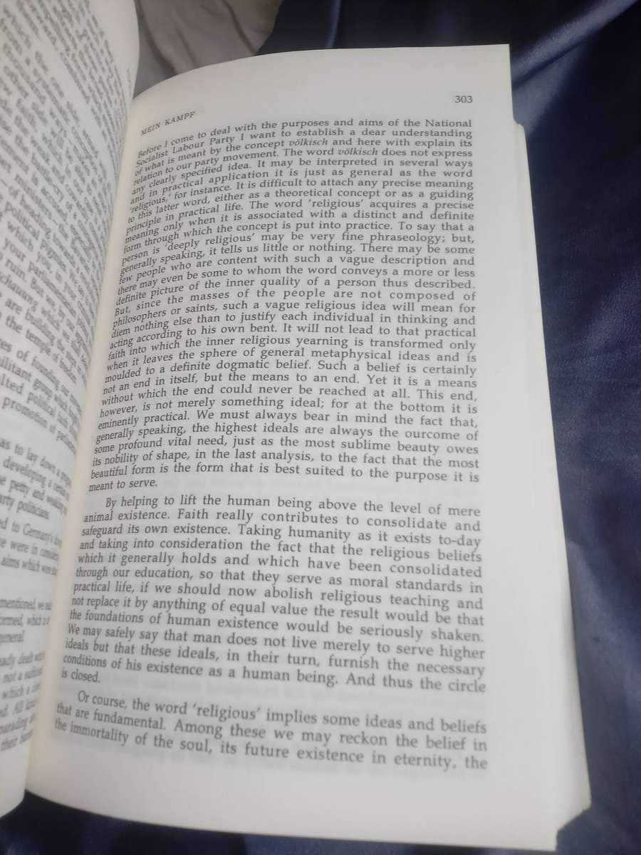 "Mein Kampf"  Adolf Hitler.  Soft cover