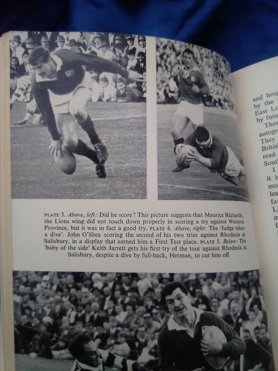 `On Trek Again"  The British Rugby Lions in South Africa 1968.  Hard cover.