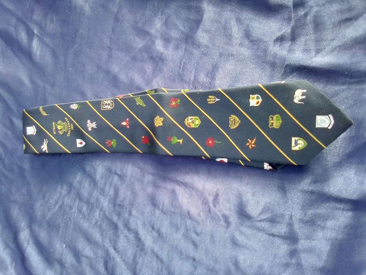 Rugby tie.  Witbank Craven Week. 1991.