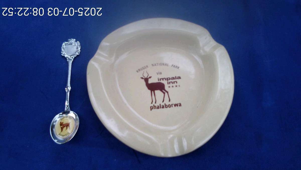 Kruger National Park Ashtray.  Phalaborwa Impala Inn.