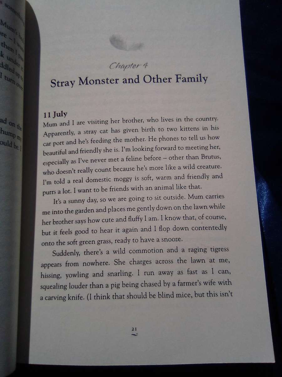 "Venus. A Diary of a puppy and her angel" Soft   cover.