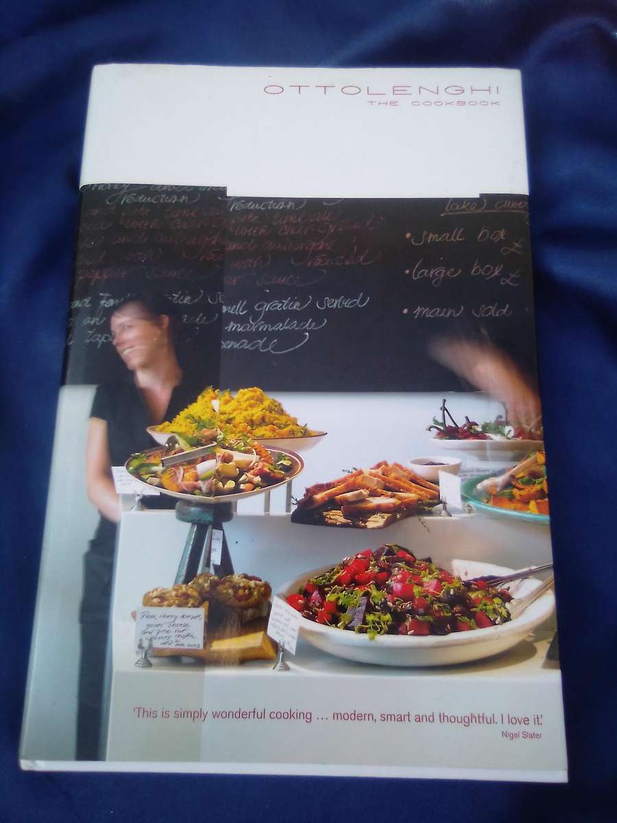 Signed.  "Ottolenghi"  The Cookbook.  Hard cover.
