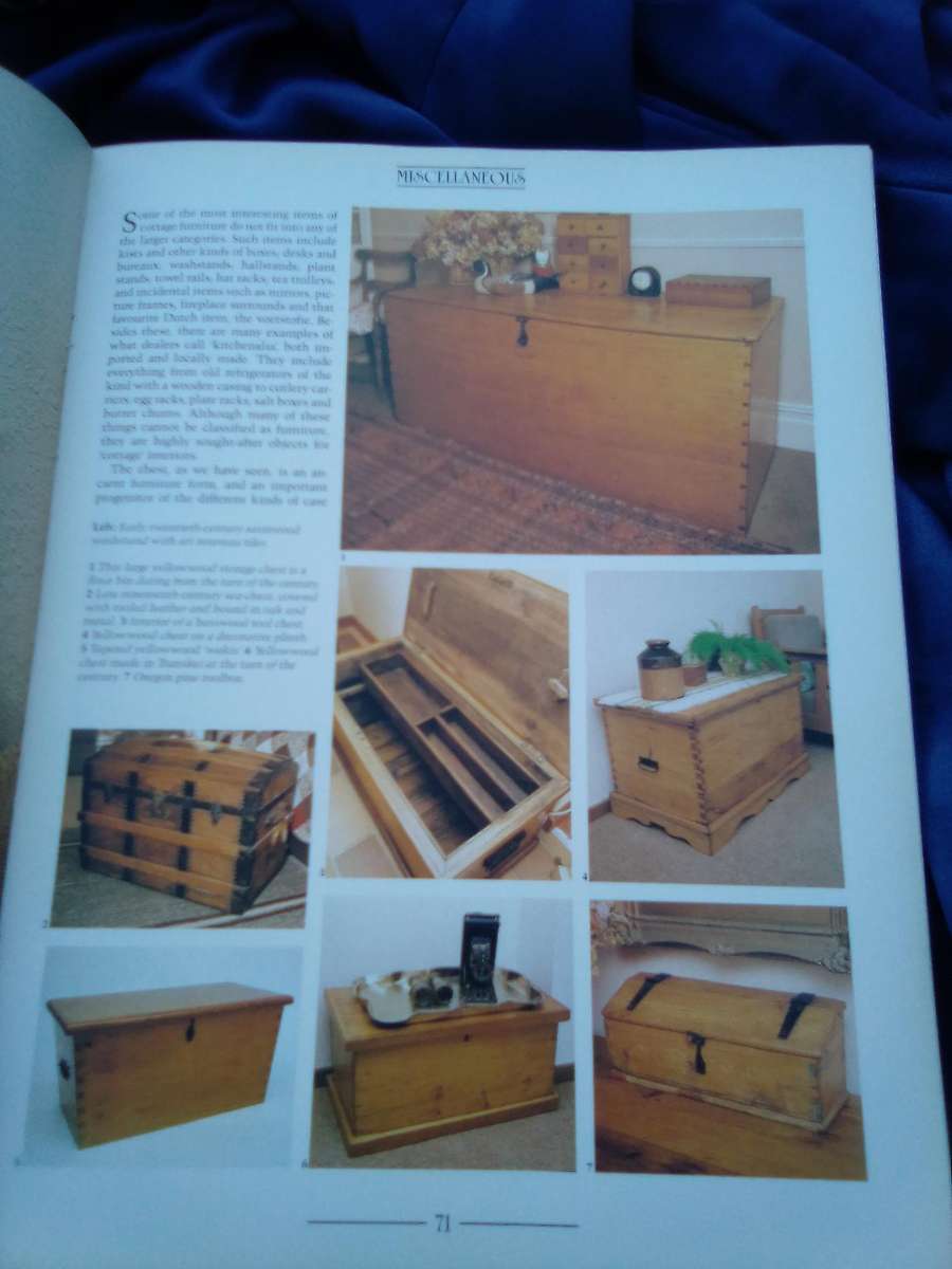 "Cottage Furniture in South Africa"  Hard cover.