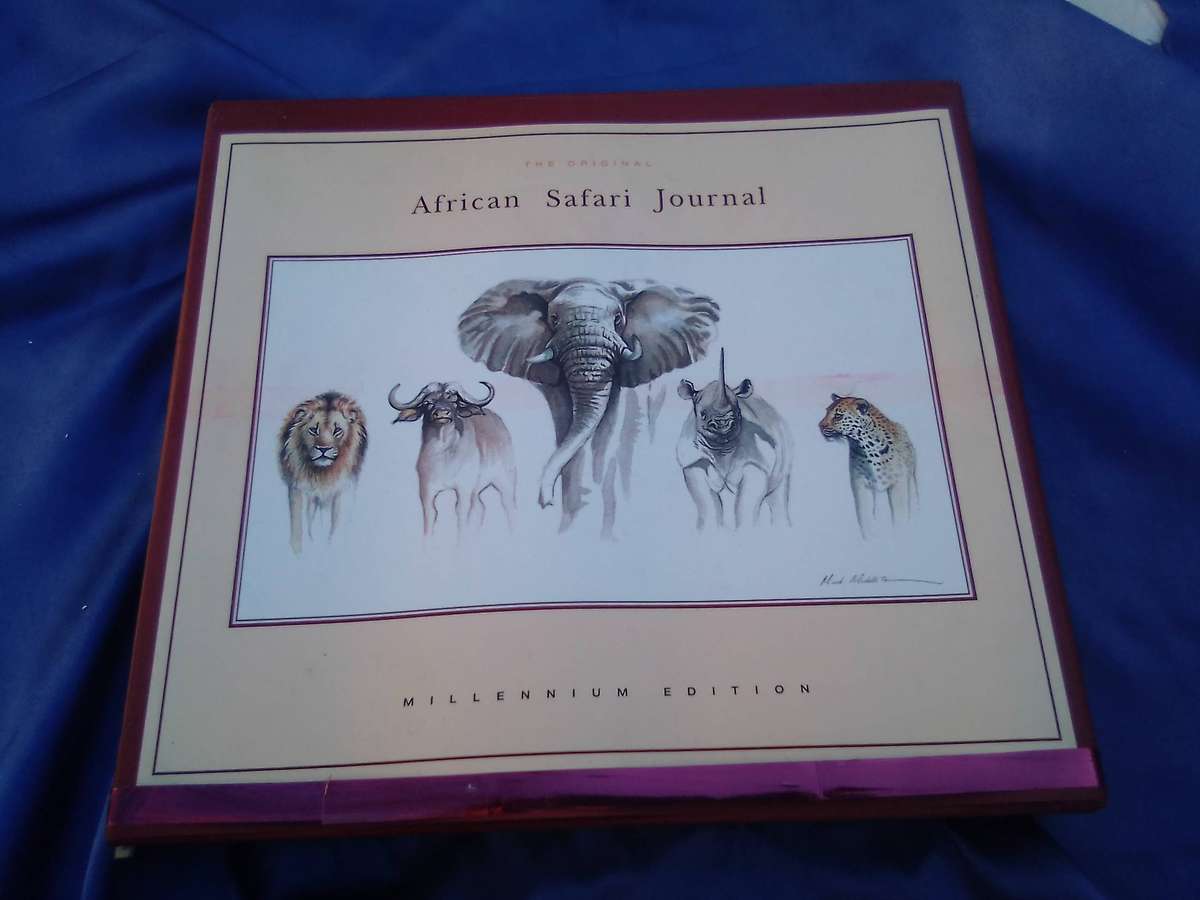 "African Safari Journal"  Excellent condition.  Hard cover.