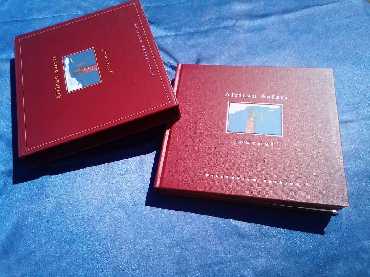 "African Safari Journal"  Excellent condition.  Hard cover.