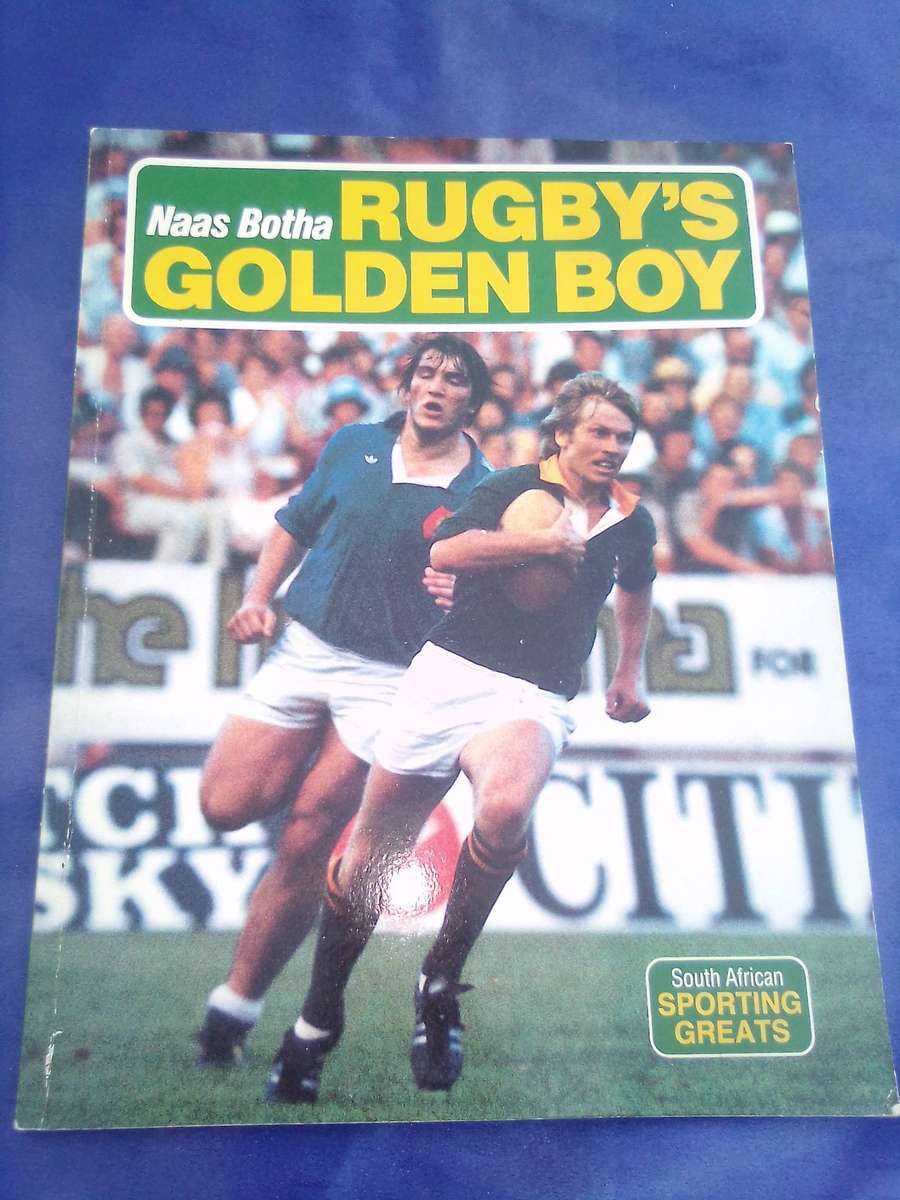 "Naas Botha.  Rugby's Golden Boy". Soft cover.