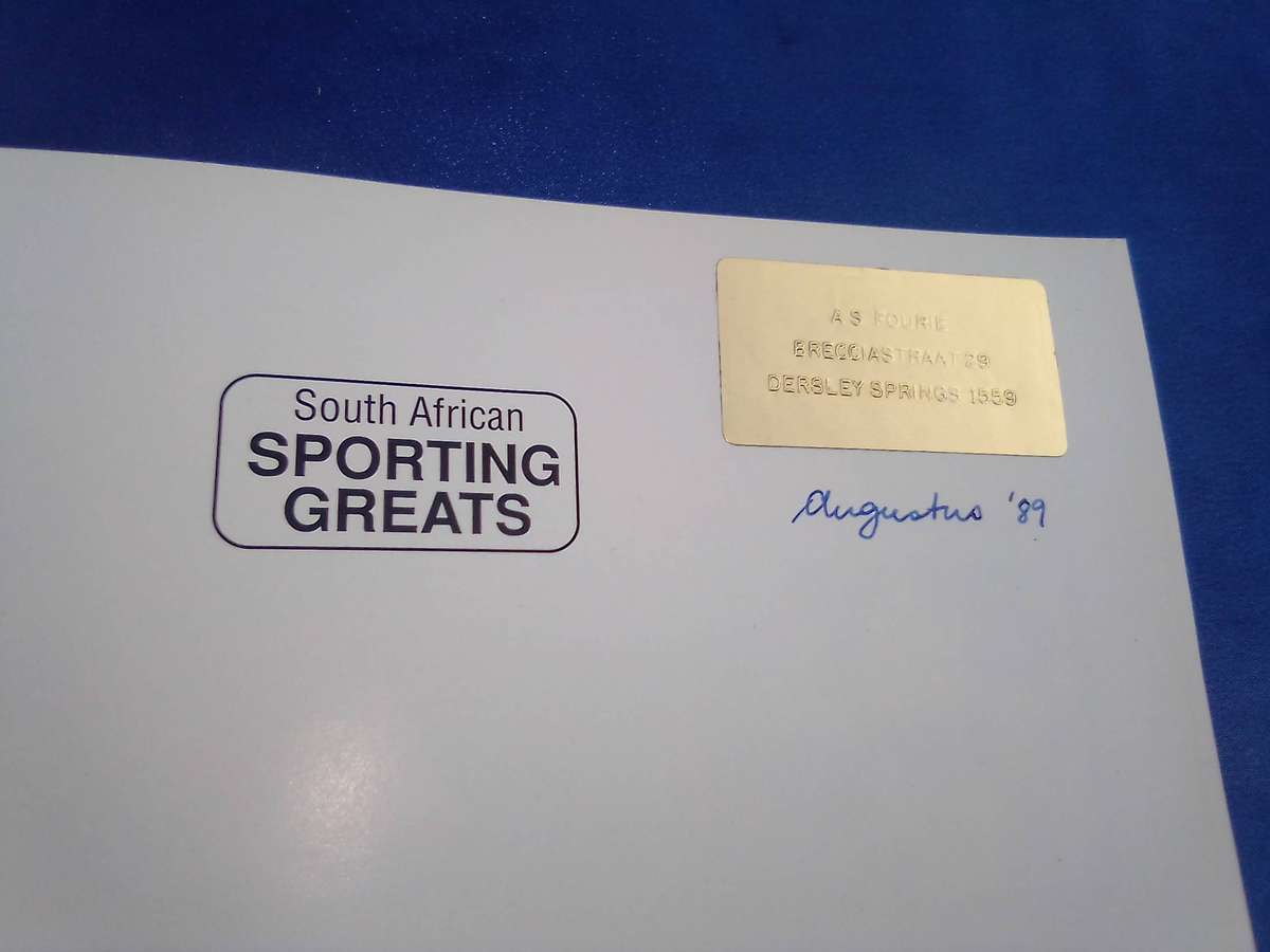 "Naas Botha.  Rugby's Golden Boy". Soft cover.