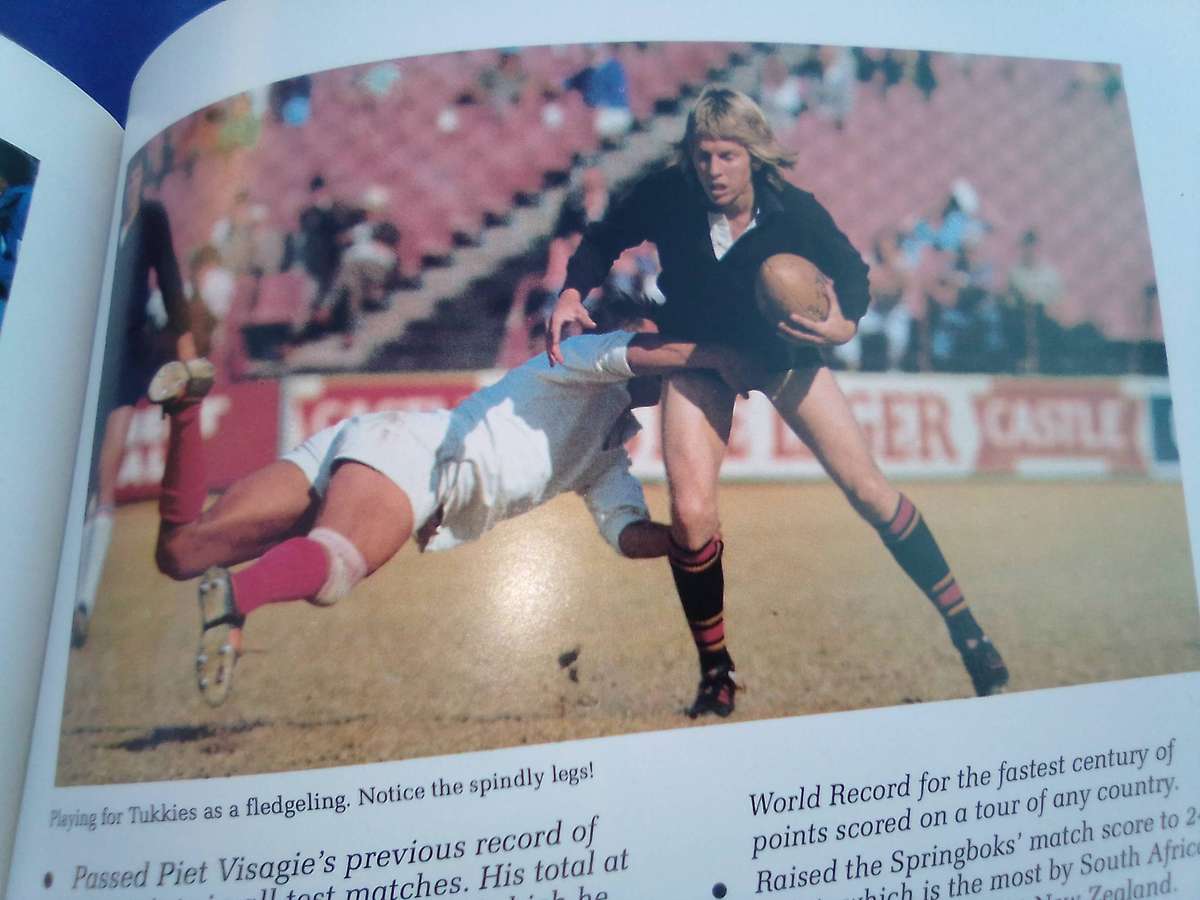 "Naas Botha.  Rugby's Golden Boy". Soft cover.