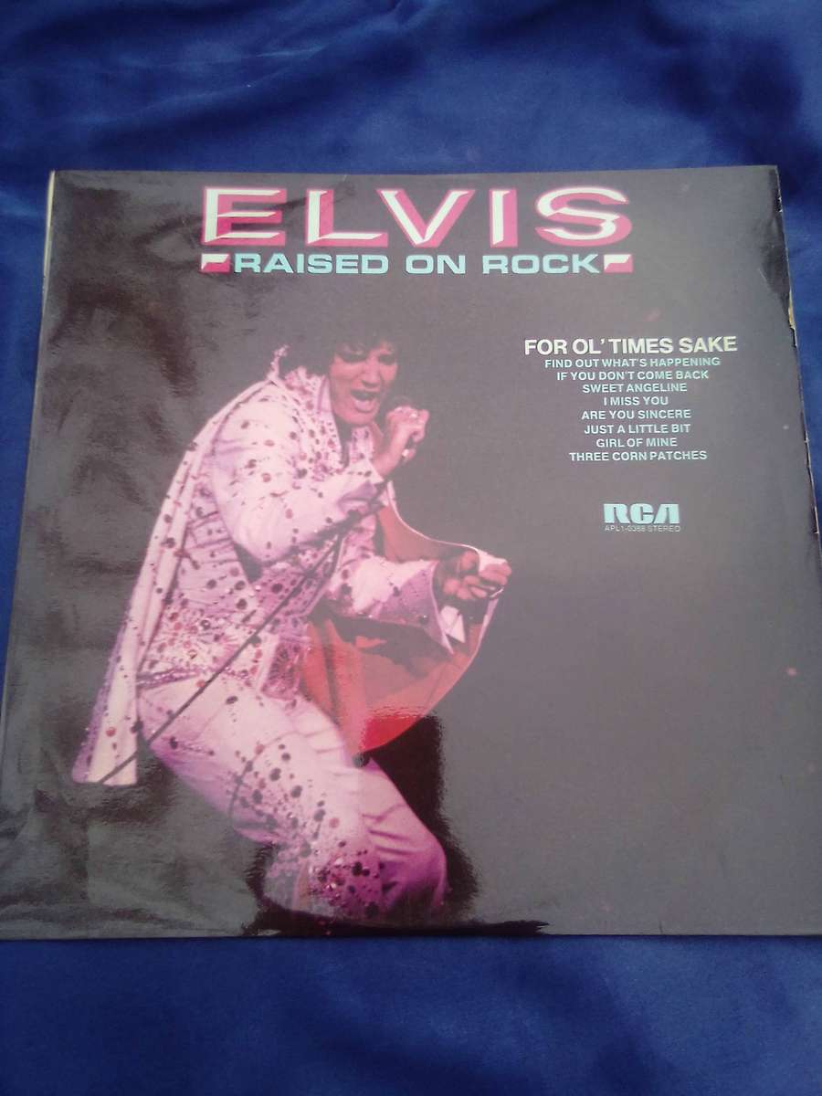 L.P.  "Elvis Presley".  Raised on Rock.  For Ol' Times Sake.  Cover:  Very good. L.P.: Very good.