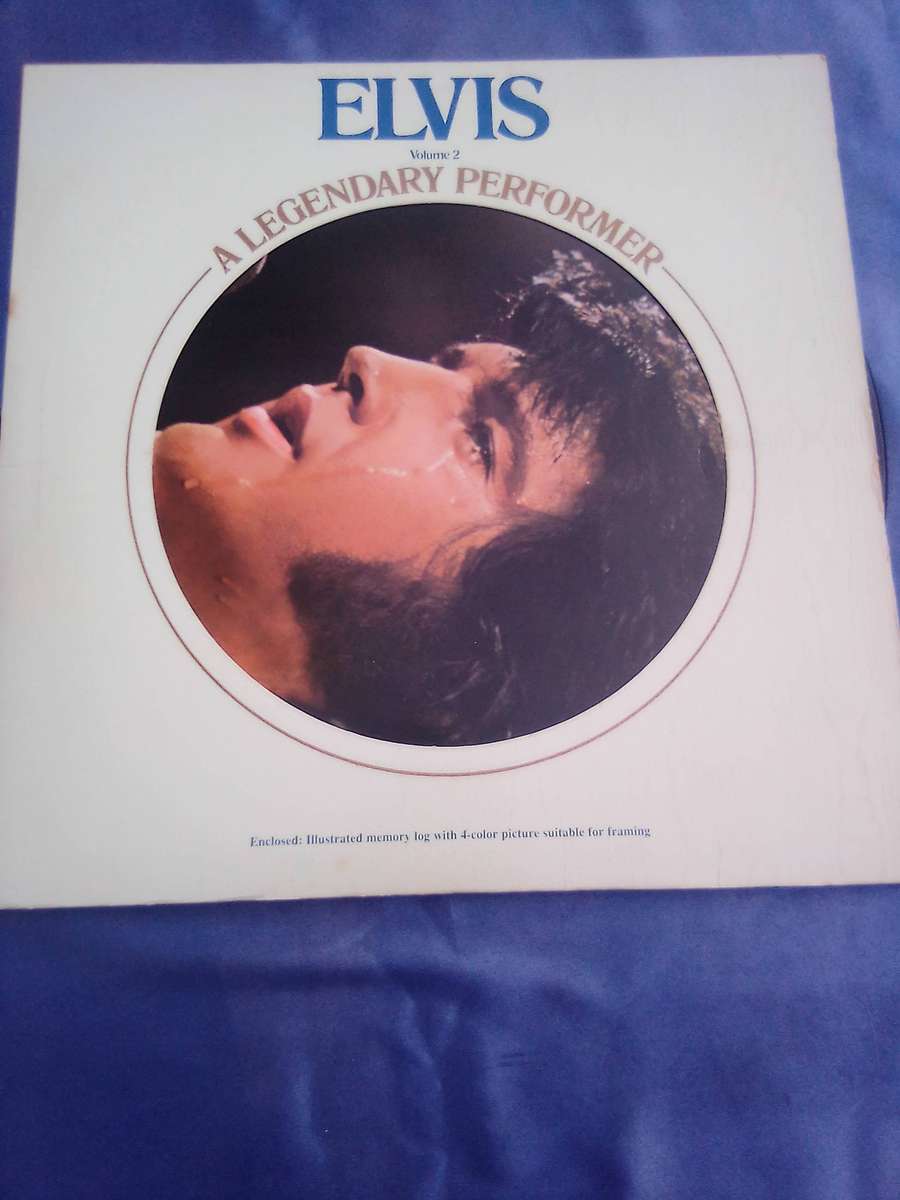 L.P. Vinyl Record. Elvis. A legendary performer.  VG  VG