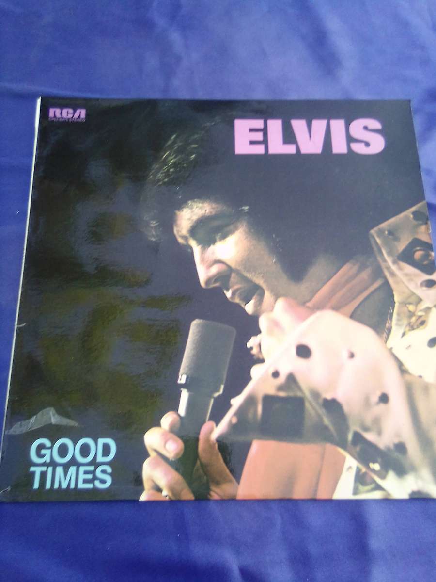 L.P. Vinyl Record. Elvis.  Good Times.  VG  VG