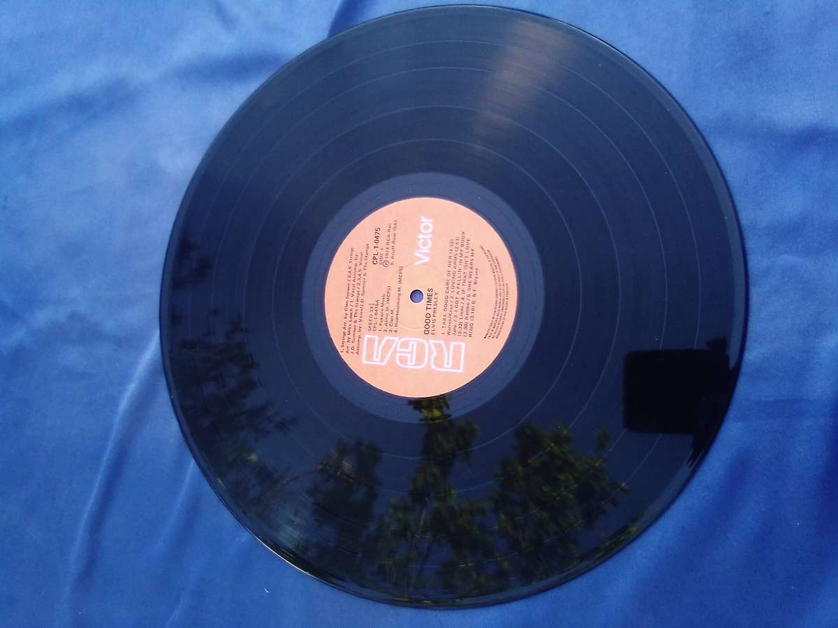 L.P. Vinyl Record. Elvis.  Good Times.  VG  VG