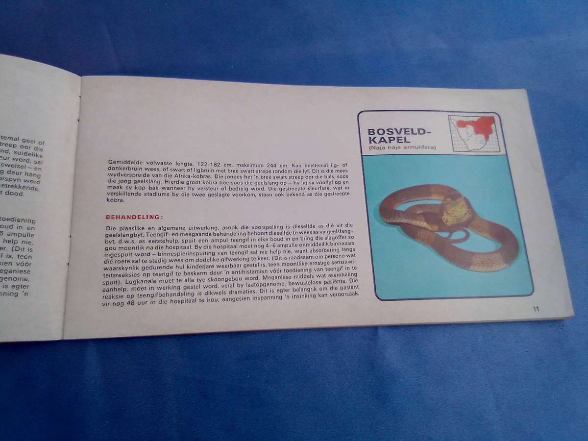 " Gevaarlike Slamge/Dangerous Snakes"   Soft cover.