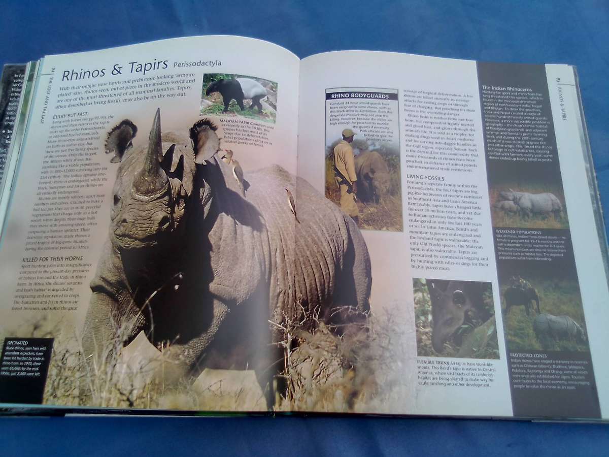 "Endangered". Wildlife on the brink of Extinction.   Hard cover.