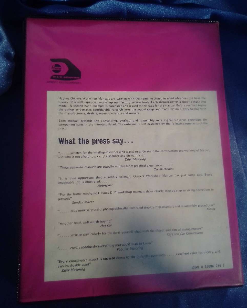 "Ford Cortina Mk I & Corsair 1500.  Owner's Workshop Manual". Hard cover.