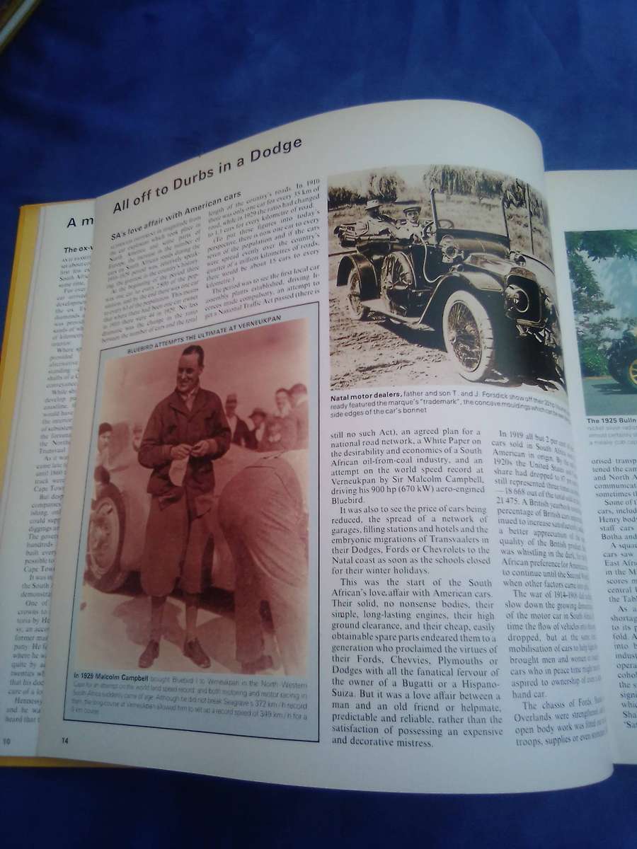"AA. The South African Car Book". Hard cover.