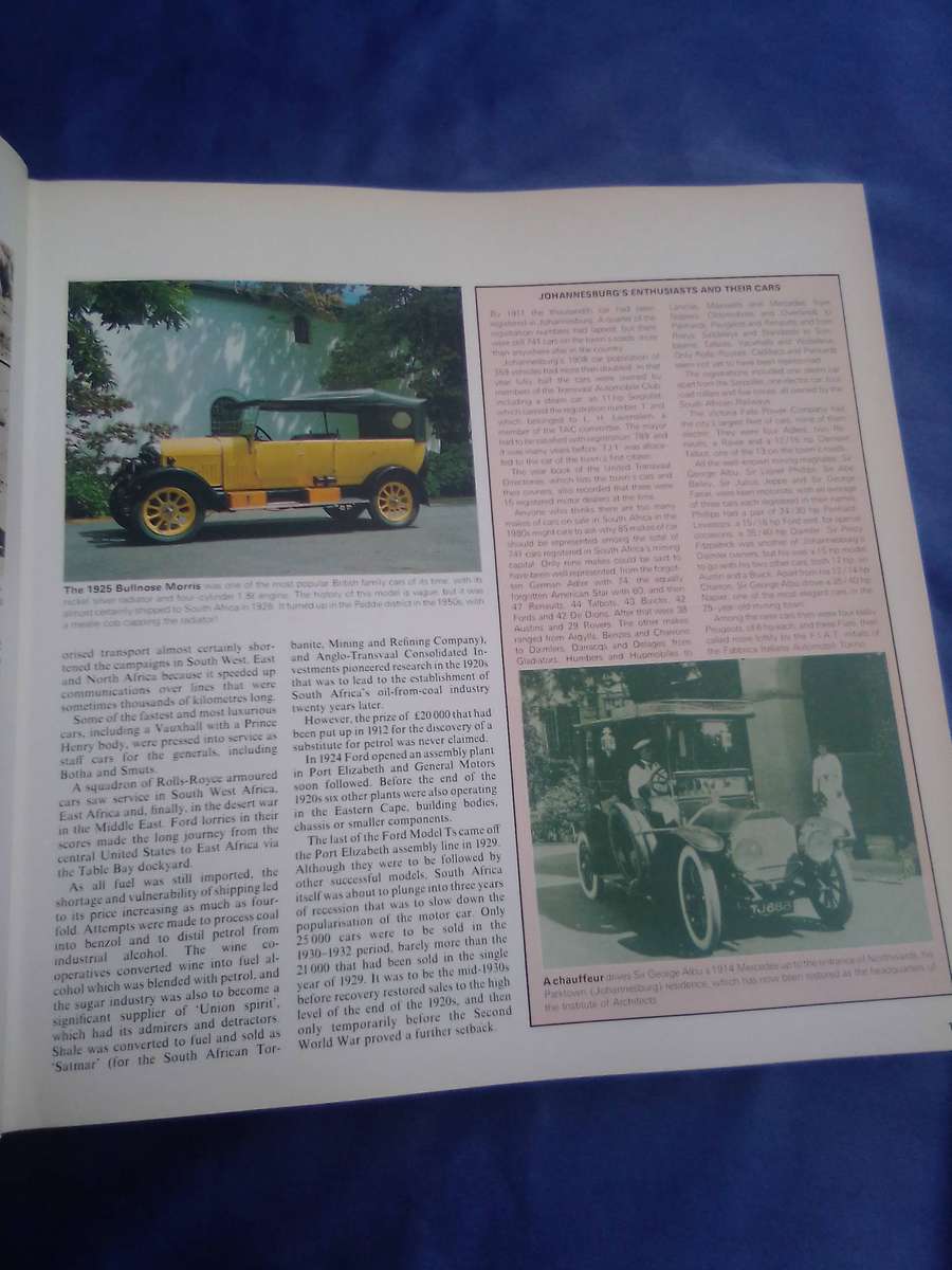 "AA. The South African Car Book". Hard cover.