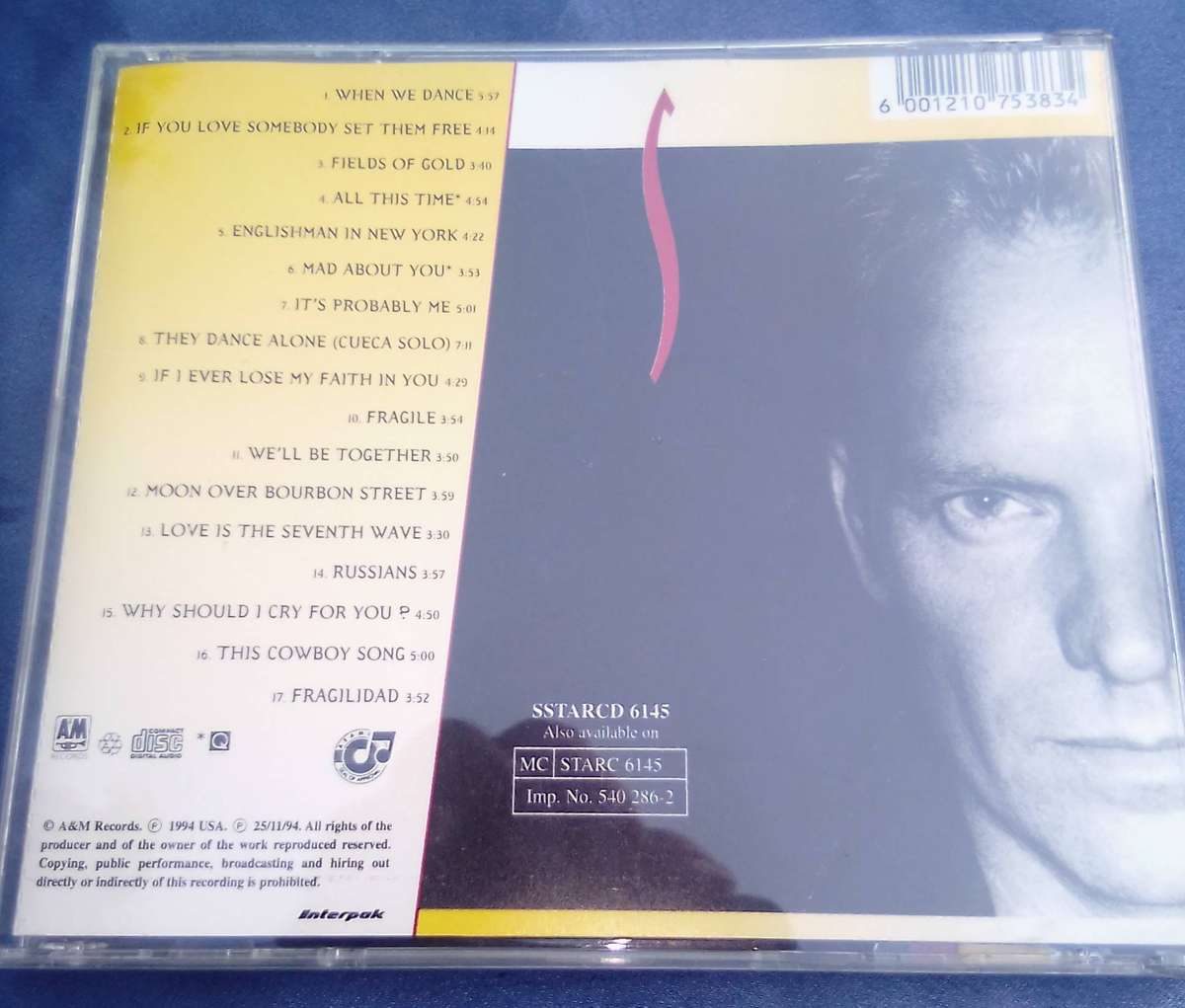 CD. The Best of Sting.