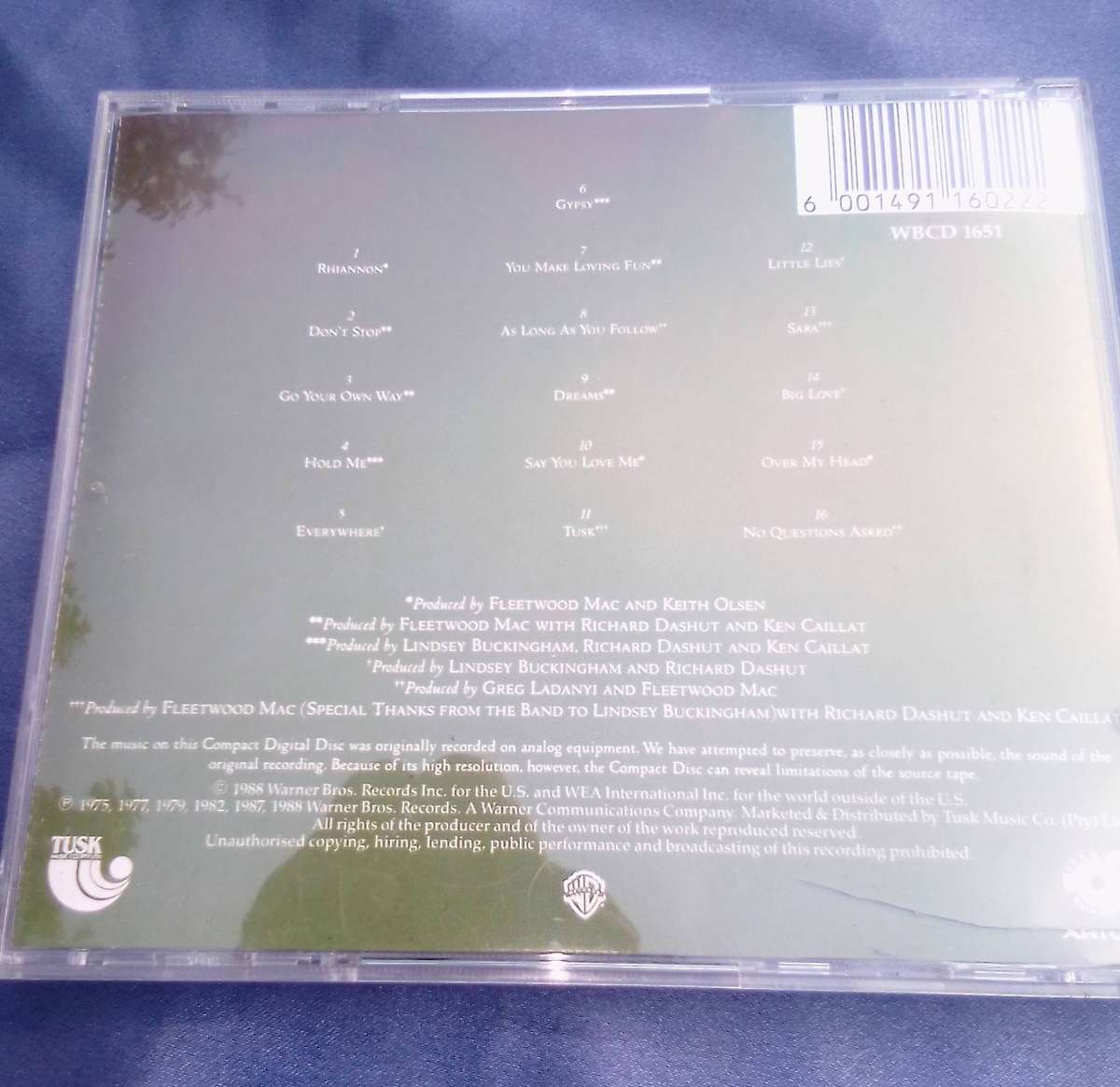 CD. Fleetwood Mac.  Greatest Hits.