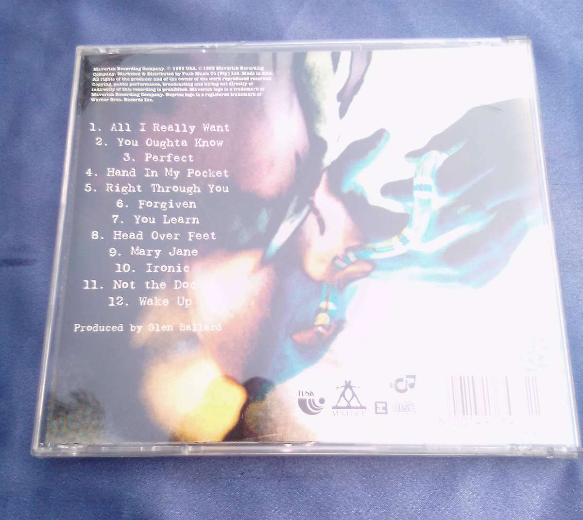 CD. Alanis Morissette.  Jagged Little Pill.