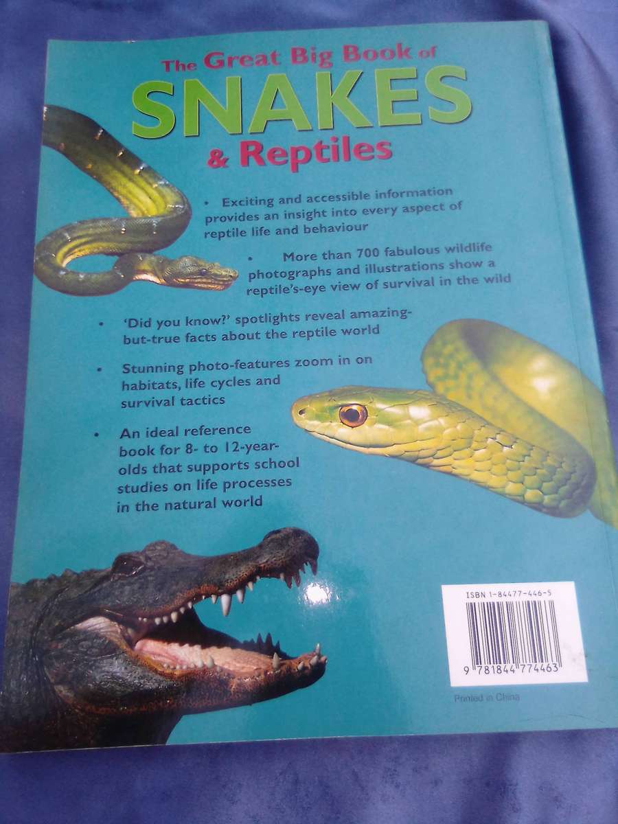 "The Great Big Book of  Snakes & Reptiles". Soft cover.