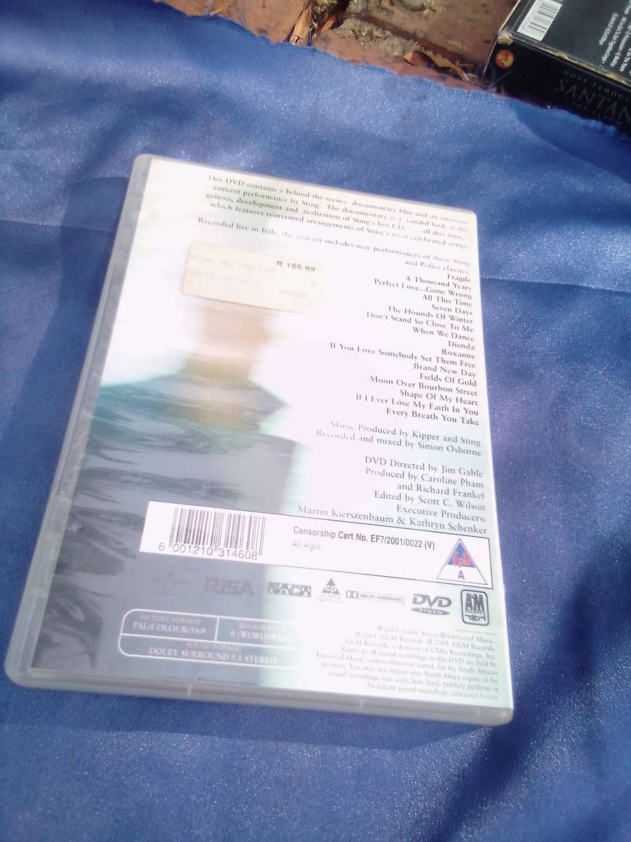 DVD.  Sting.  All This Time.