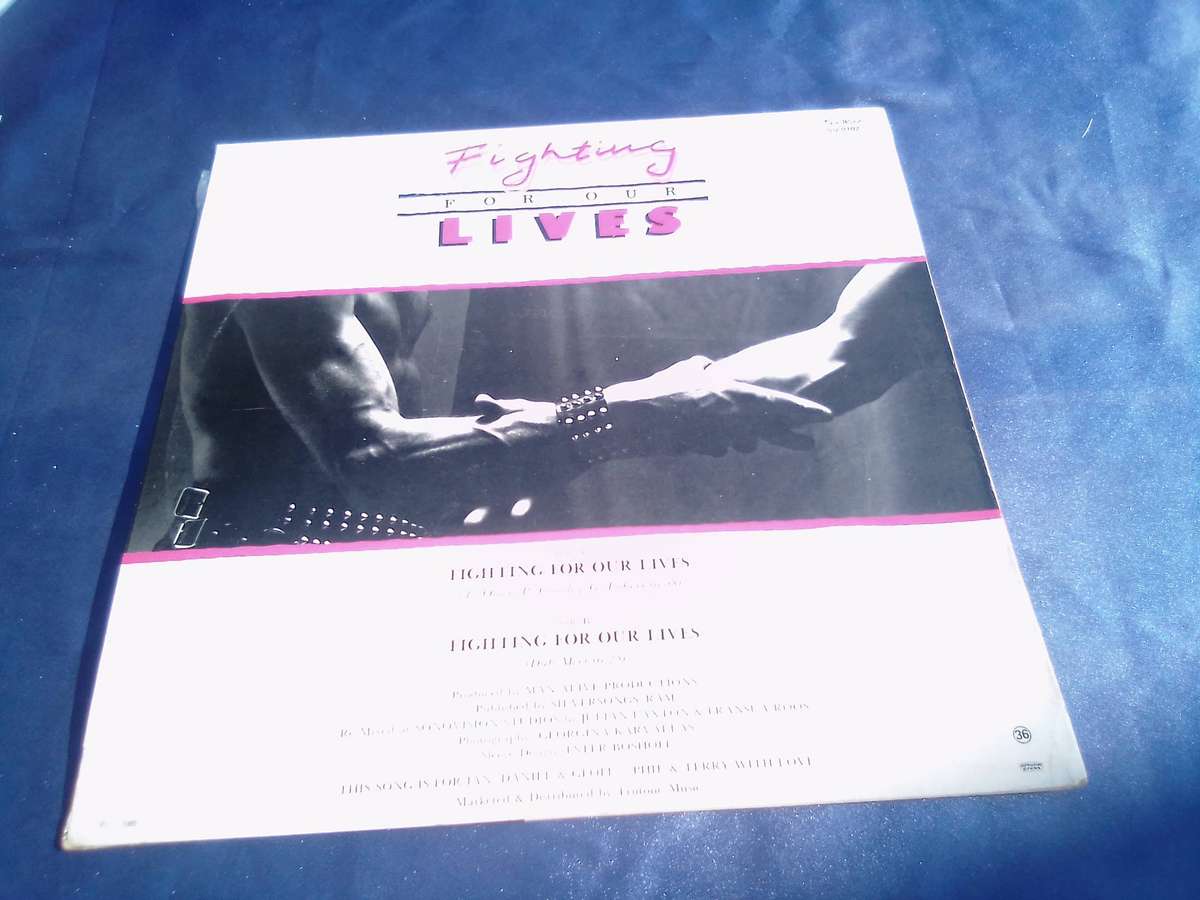 L.P.  Shiraz.  Fighting for our Lives.   VG  VG