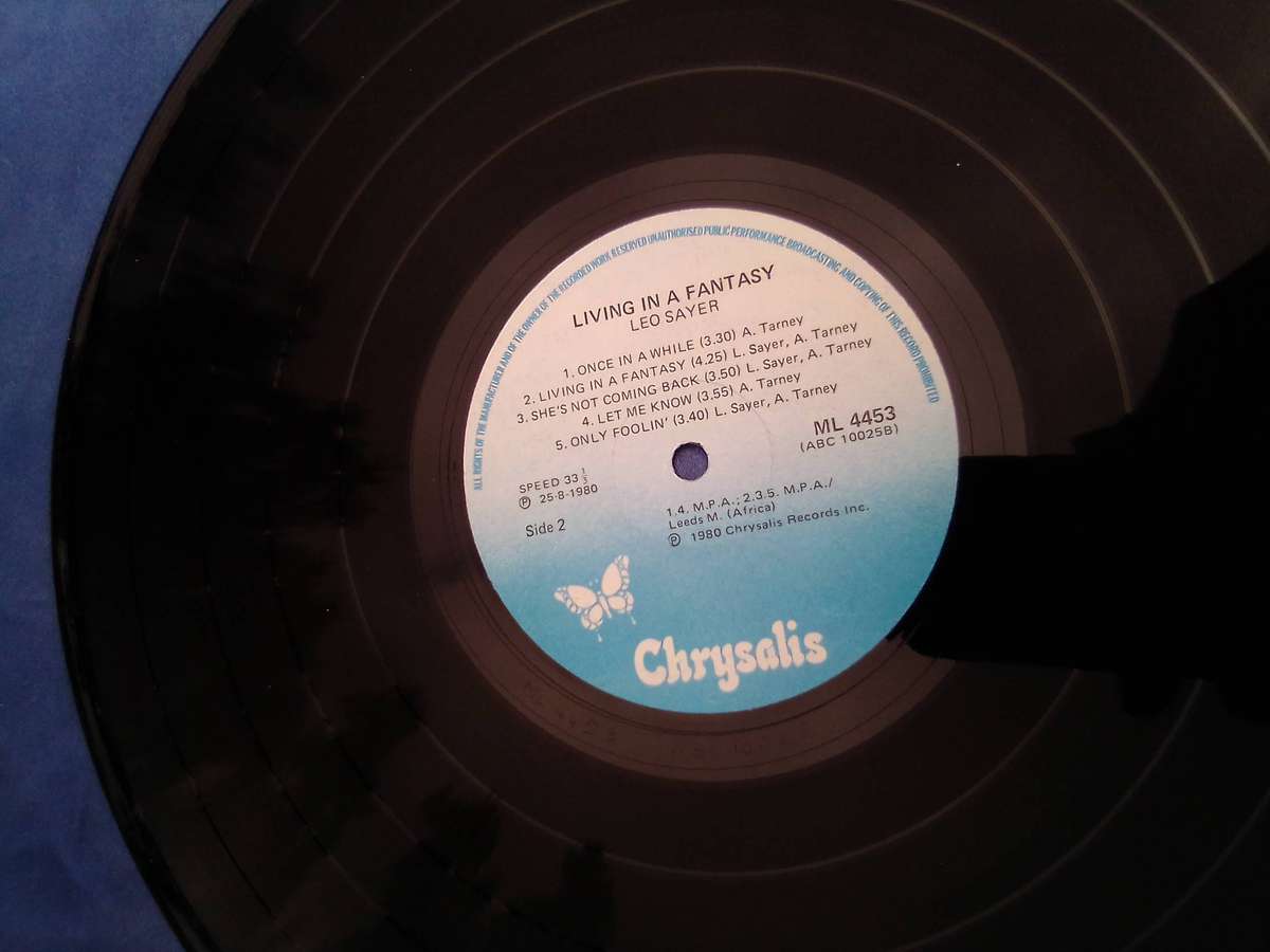 L.P.   Leo Sayer.  More than I can Say.  Living in a Fantasy.   VG  VG