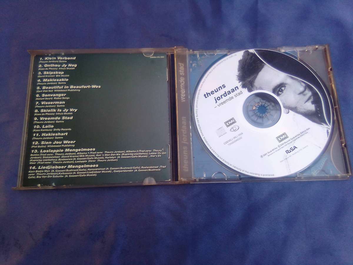 CD. Theuns Jordaan.  Vreemde Stad.