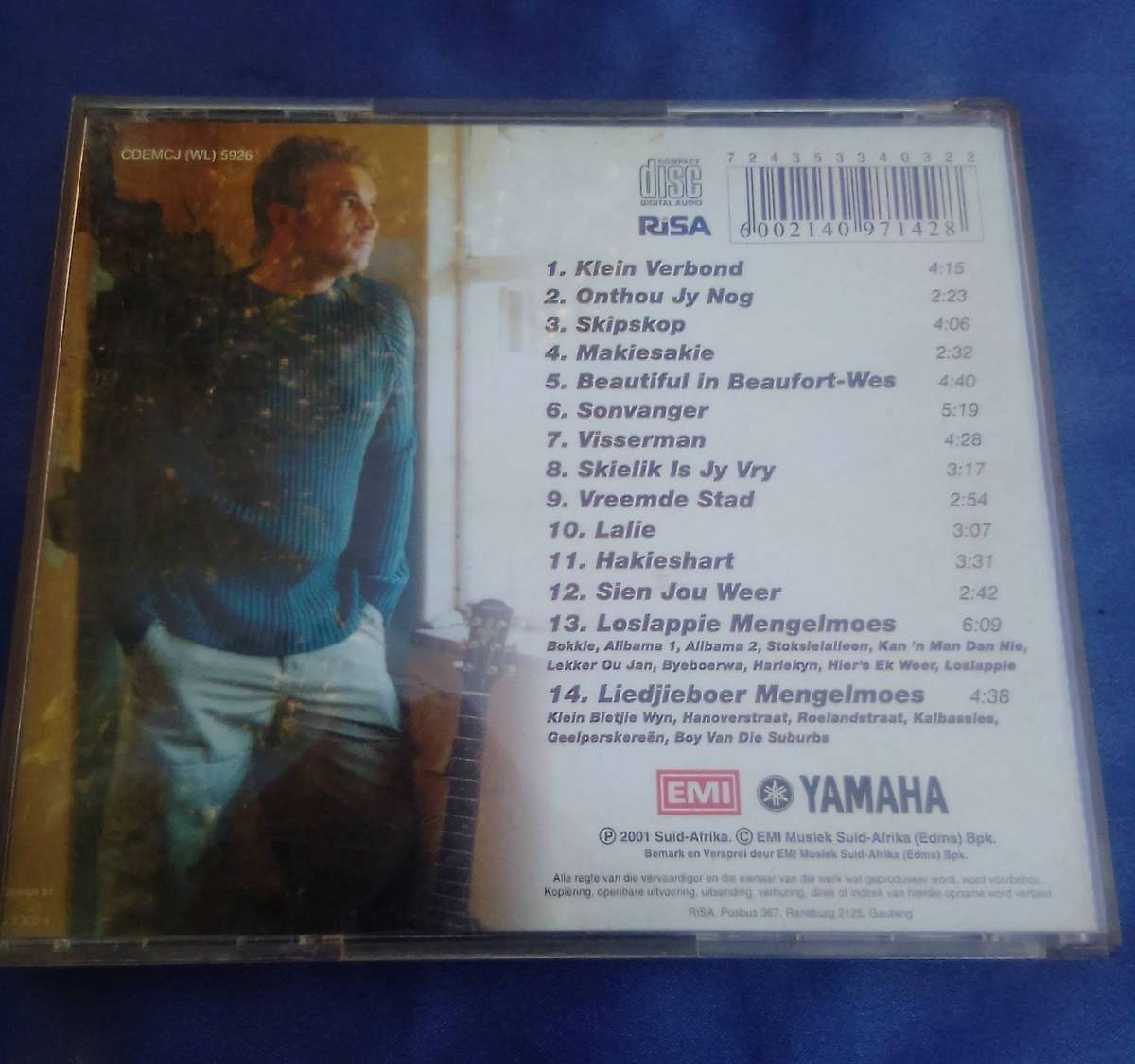 CD. Theuns Jordaan.  Vreemde Stad.