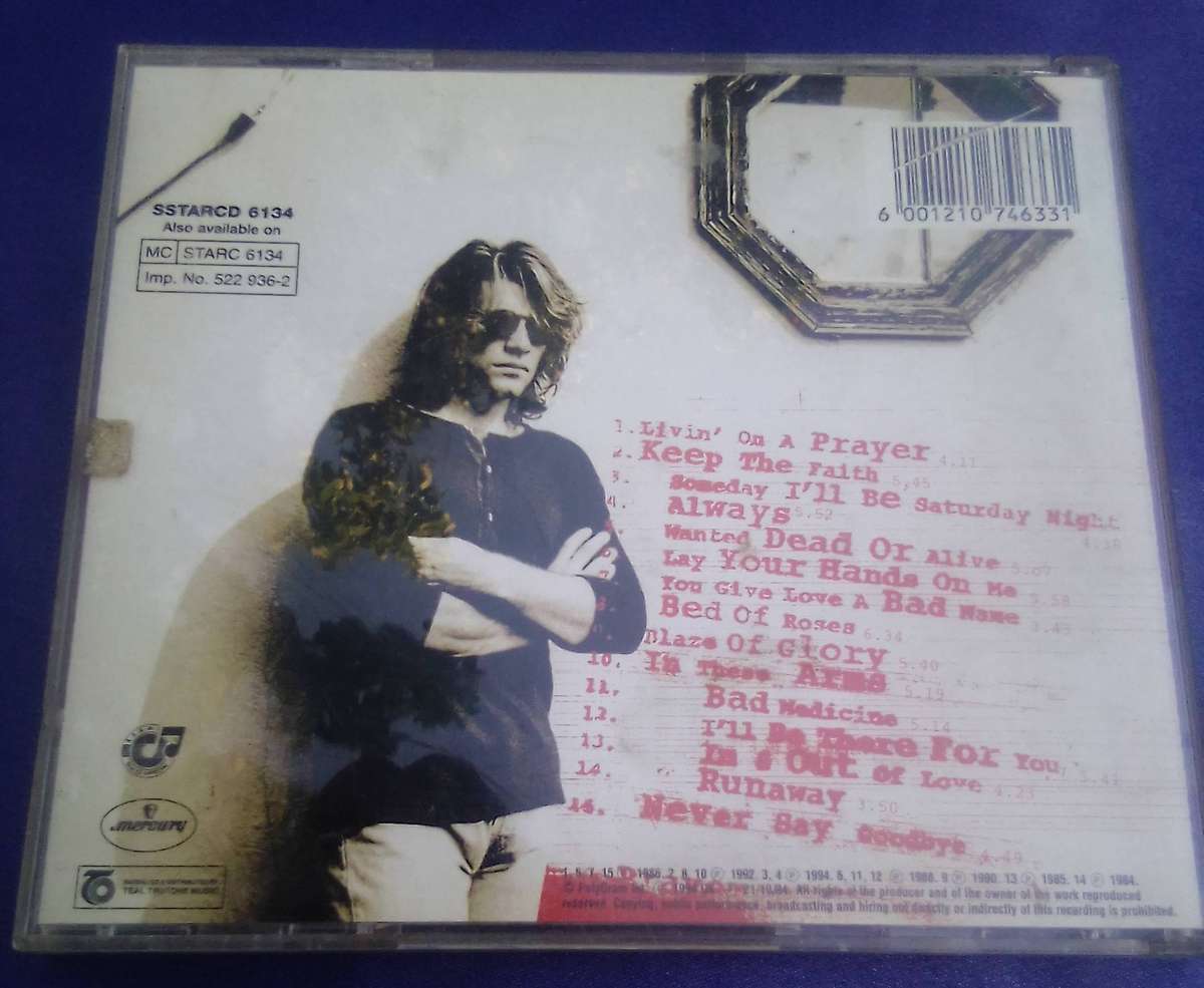 CD. The Best of Bon Jovi.  Crossroad.