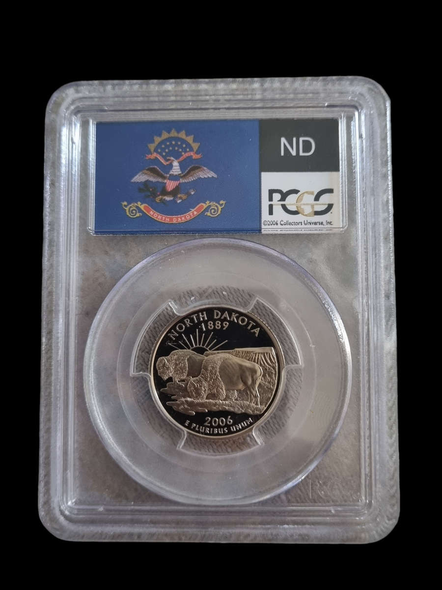 USA: 2006-S 25c, North Dakota PF69