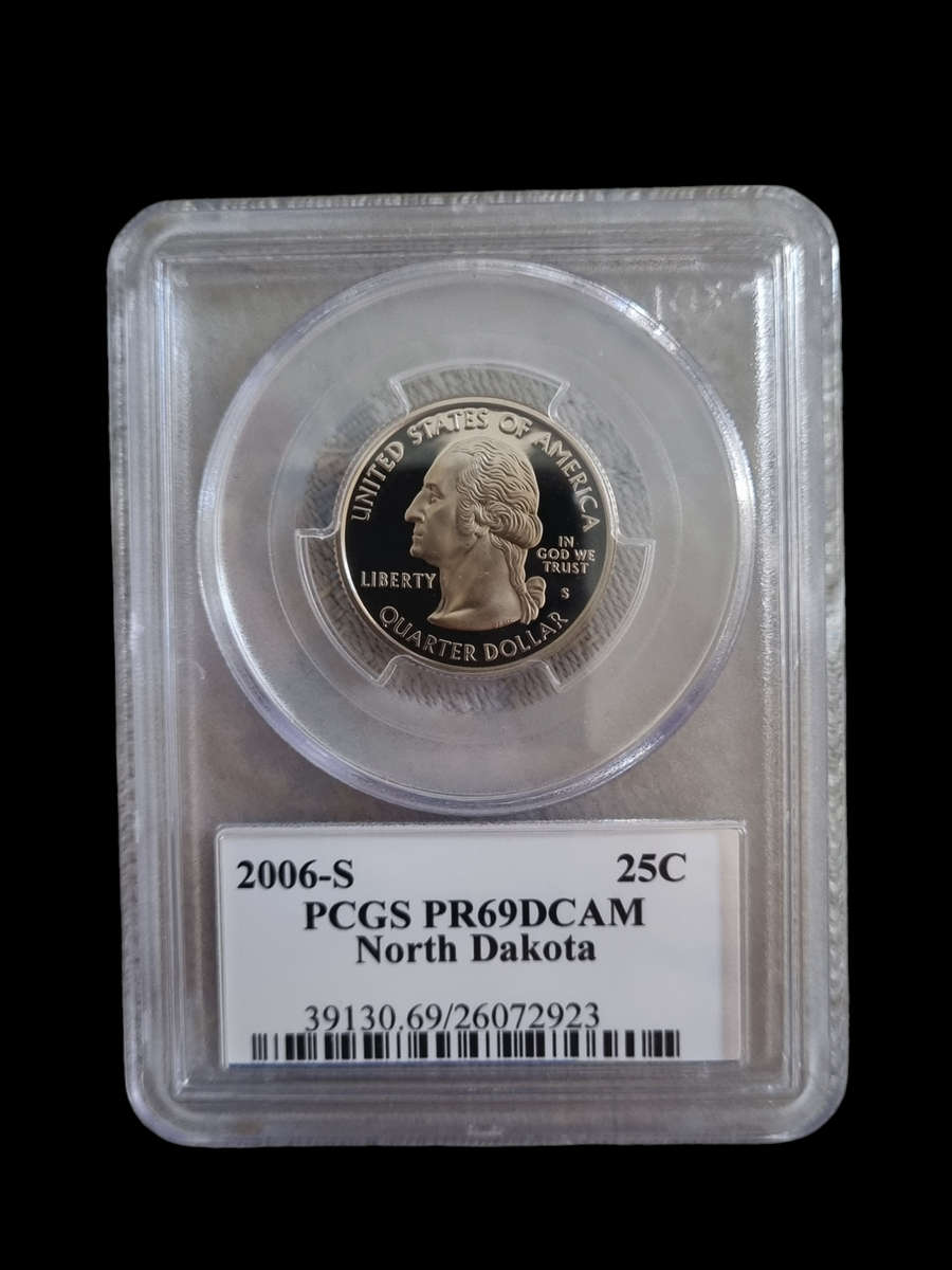 USA: 2006-S 25c, North Dakota PF69