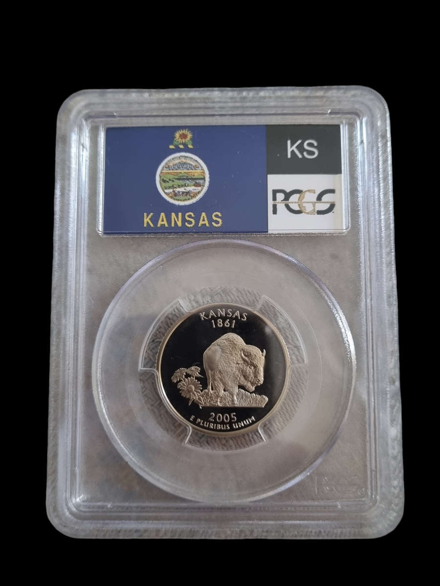 USA: 2005-S 25c, Kansas PF69
