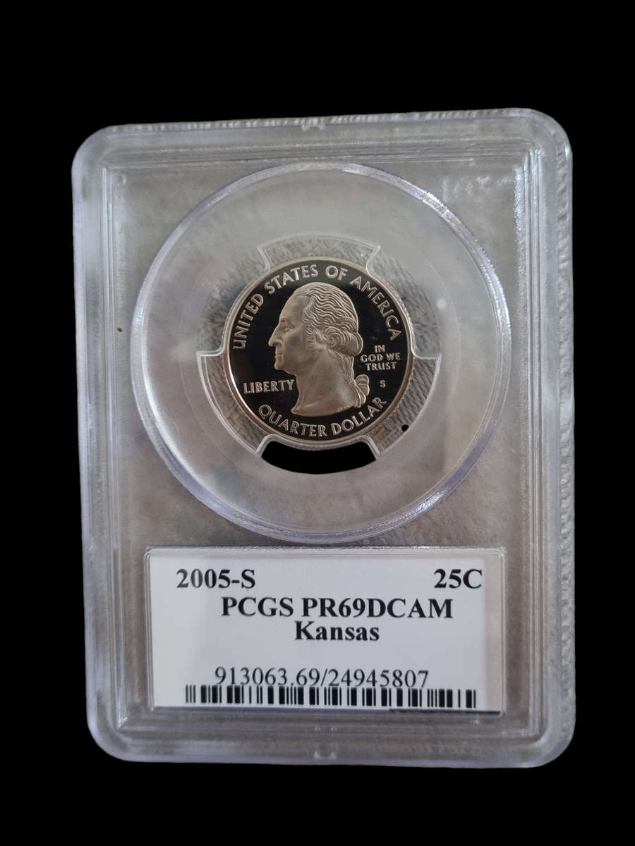 USA: 2005-S 25c, Kansas PF69