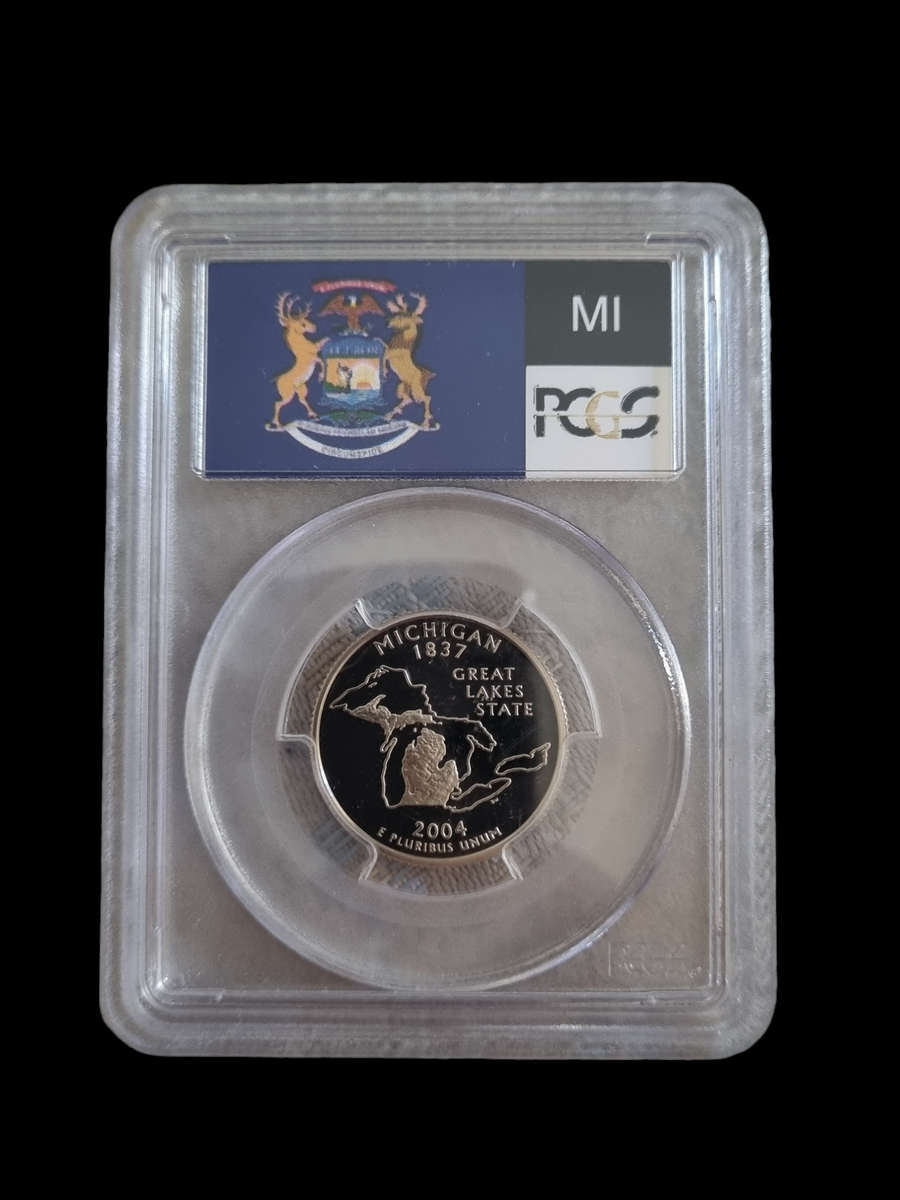 USA: 2004-S 25c, Michigan  PF69